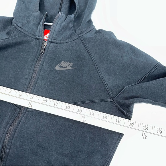 Nike Womens XS Black Full Zip Fitted Style Hoodie Activewear Jacket Cotton Blend - Picture 11 of 13